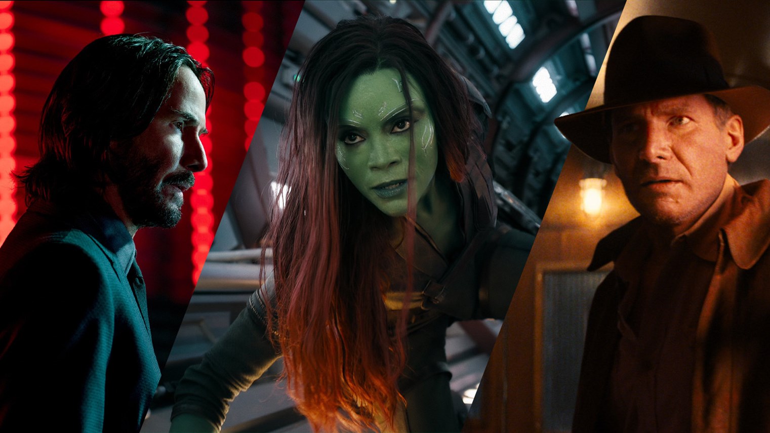 John Wick - Guardians of the Galaxy Vol 3 - Indiana Jones and the Dial of Destiny